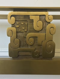 Image 4 of Bed Frame with Decorative Panels, Italy 1970s