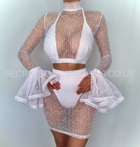 Santorini with skirt (4 piece set) Bikini Included