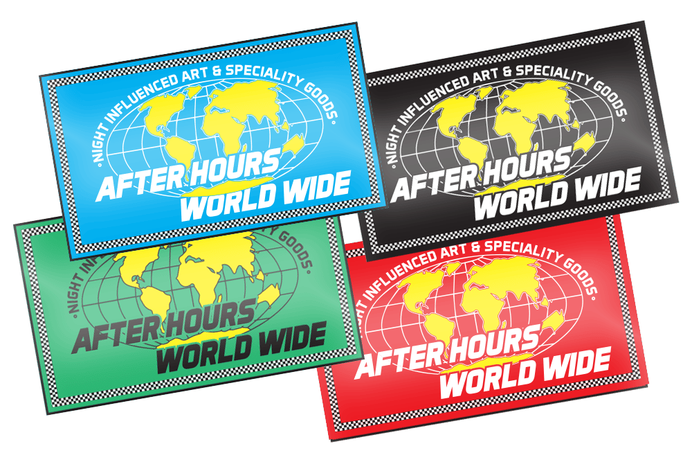After Hours World Wide - V2 - Sticker