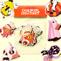 Image 1 of Cauldron Creatures Sticker Set