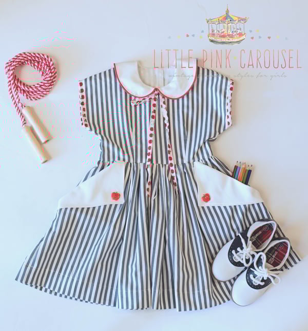 Image of Striped Apple dress