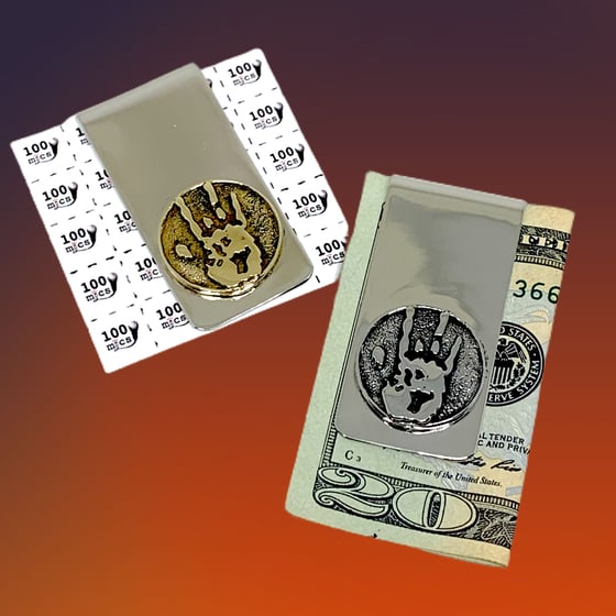Image of Jerry Hand Print Money Clip