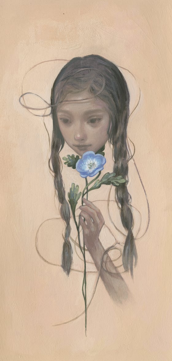 Image of Wildflower ~ Oil Sketch