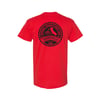 Wrongkind Stamp T-Shirt (Red w/ Black)