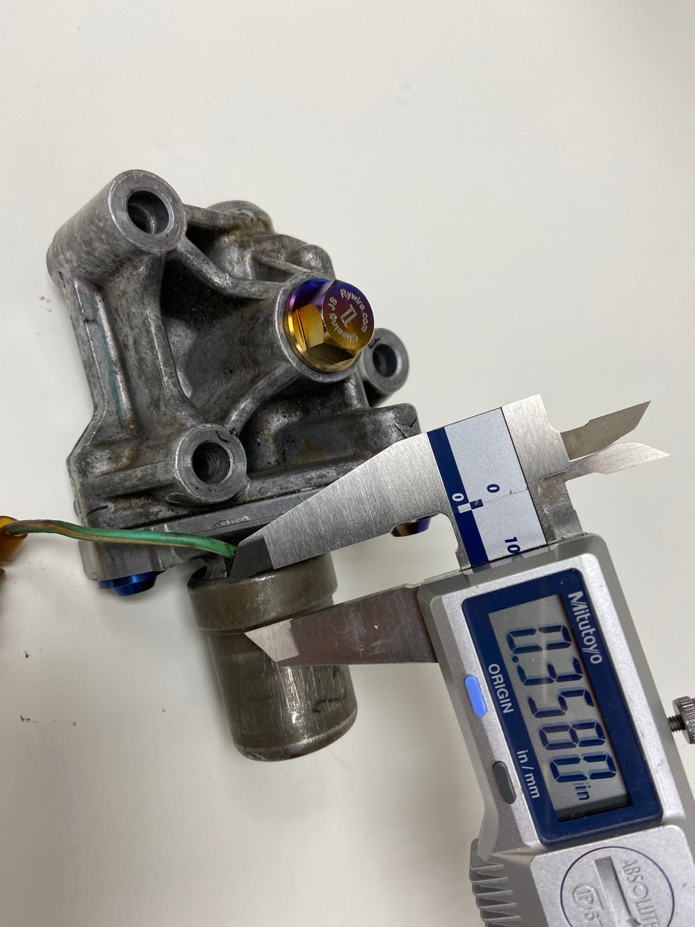 Honda 1 inch titanium vtec solenoid cover kit