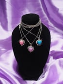 Image 3 of Purple Sweet Heart Necklace
