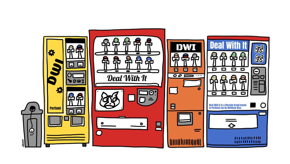 Image of Masako Vending Machine Sticker Pack