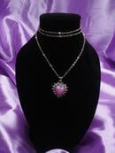 Image 2 of Purple Sweet Heart Necklace
