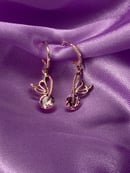 Image 5 of Papillon Rose Earrings