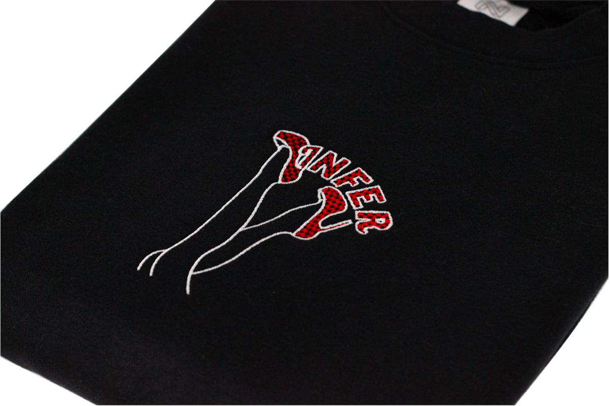 Image of 'Stiletto' Sweatshirt Black