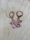 Image 2 of Papillon Rose Earrings