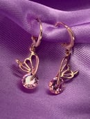 Image 3 of Papillon Rose Earrings