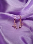 Image 4 of Papillon Rose Earrings