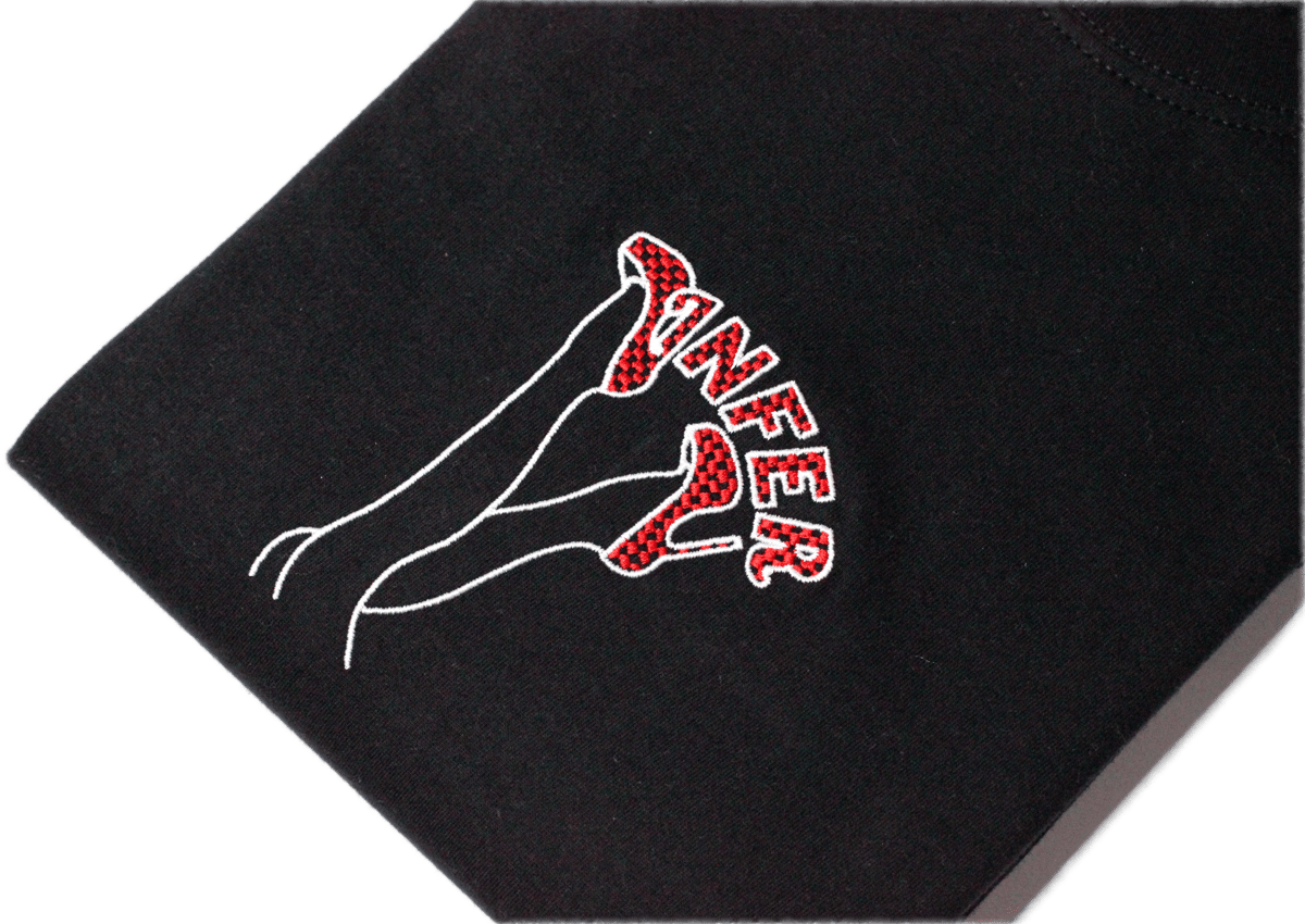 Image of 'Stiletto' T-Shirt Black