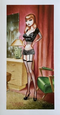 Modified Litho of Angel Pinup 