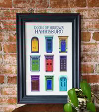 Image 1 of Doors of Midtown Harrisburg Print