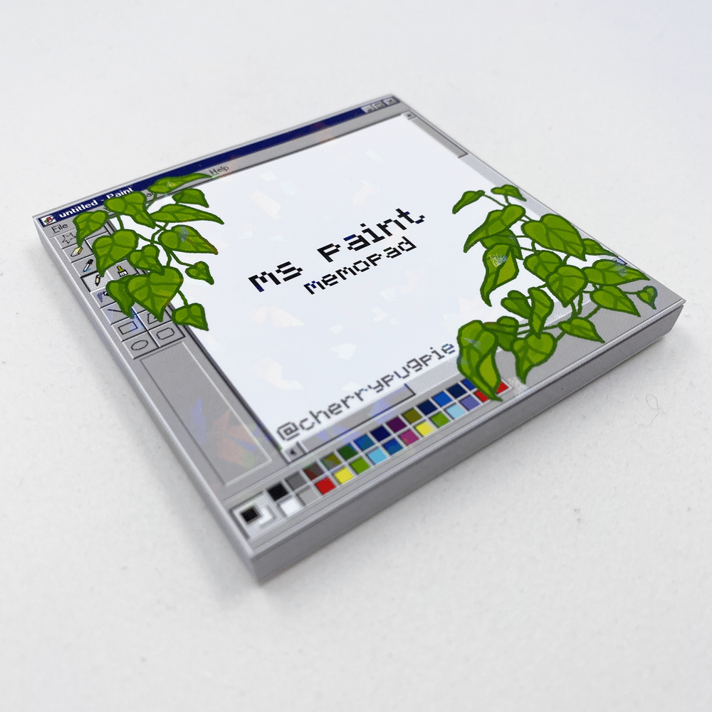 Overgrown MS Paint Memopad (mini)