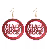 Image 1 of Awesome Black Girls Rock Earrings 