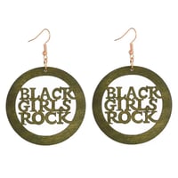 Image 2 of Awesome Black Girls Rock Earrings 