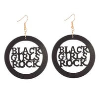 Image 3 of Awesome Black Girls Rock Earrings 