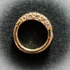 9ct GOLD hinged segment ring