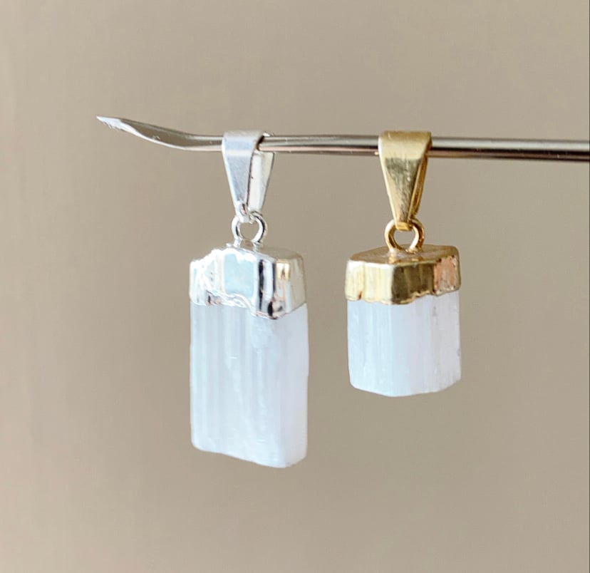 Image of SELENITE necklace