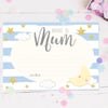 Baby Shower Games - Advice To Mum Cards Game Blue Moon 