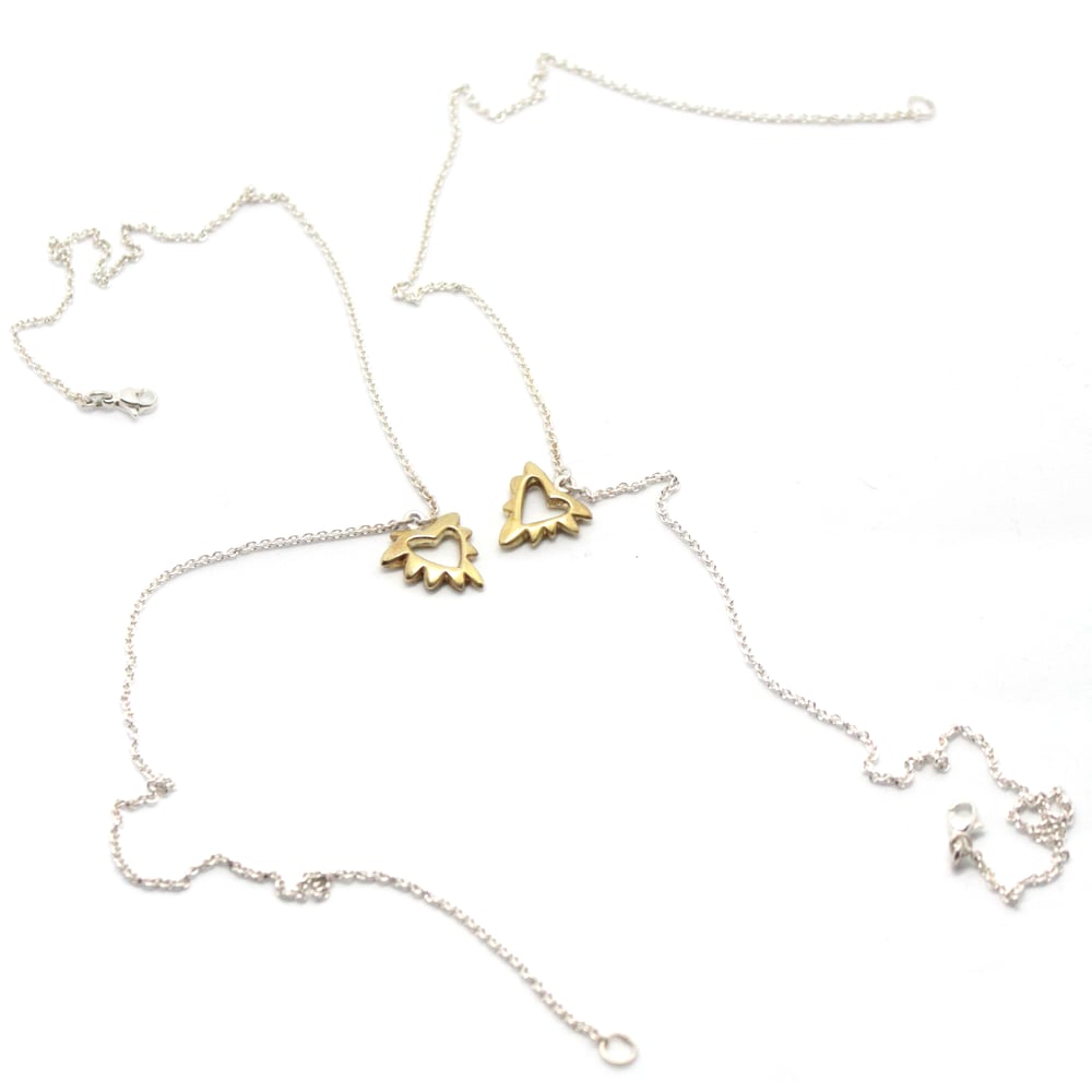 Image of PUFFY HEART NECKLACES