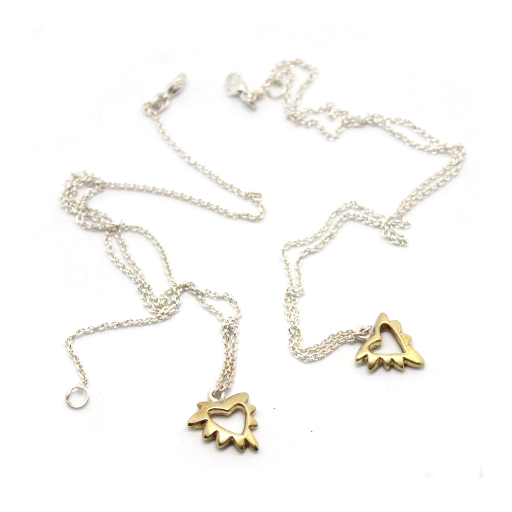 Image of PUFFY HEART NECKLACES