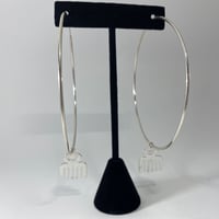 Image 2 of Beauty Hoops (925 Sterling Silver)