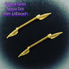 9carat Gold nipple bar-14mm