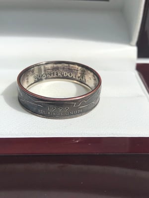 Image of Antique State Quarter Rings (AK-ID)