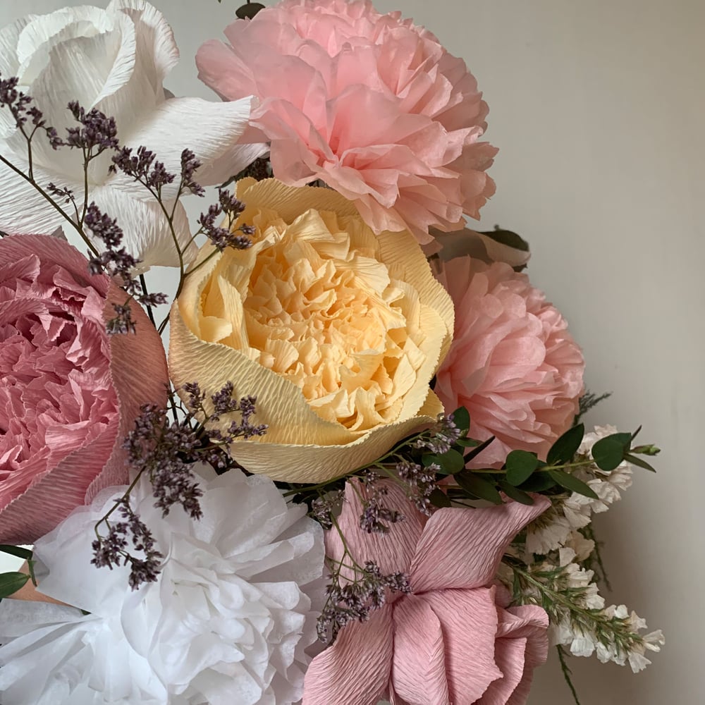 Image of Romantic Bouquet - Peonies, Roses & Pom Pom