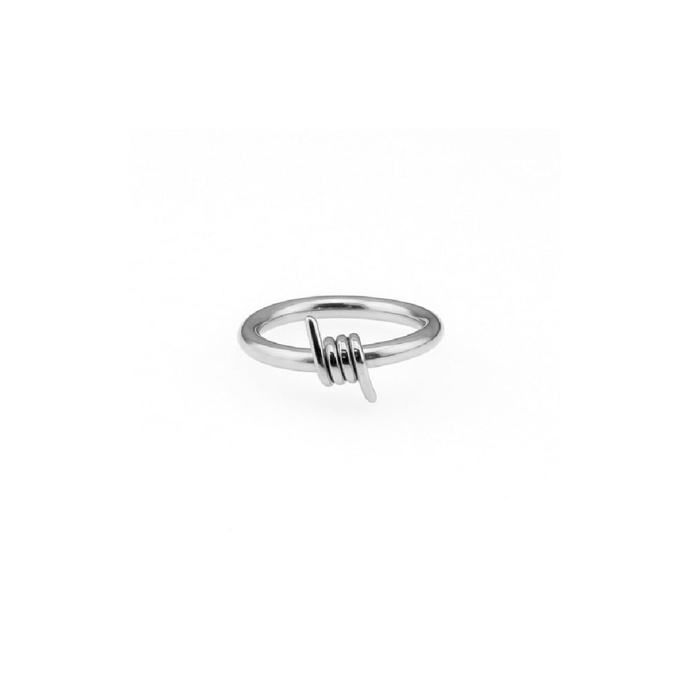 Image of No Trespassing Barbed Wire Ring (Stainless steel) 