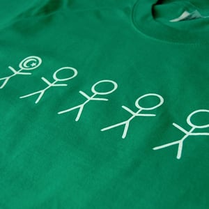 Image of Stick Figures - Green