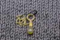 Image 2 of August Teardrop Set of Stitch Markers (pre-order)