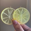 lemon squeezy earrings 