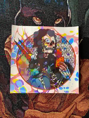 Image of ‘Mystic Smokers’ marbled print