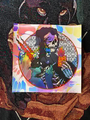 Image of ‘Mystic Smokers’ marbled print