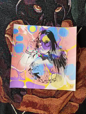 Image of ‘Summer Visions’ marbled print 