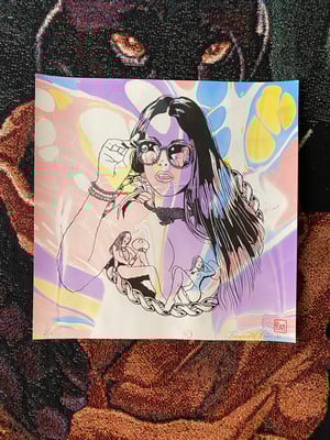 Image of ‘Summer Visions’ marbled print 