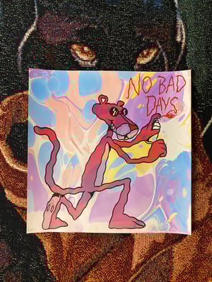 Image of ‘NO BAD DAYS’ marbled print 