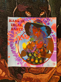 Image 1 of ‘Hang In There Baby!’ marbled print