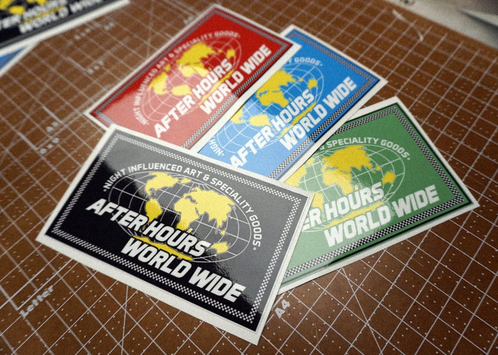 After Hours World Wide - V2 - Sticker