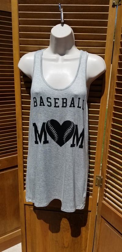 Image of Baseball Mom Tank Top