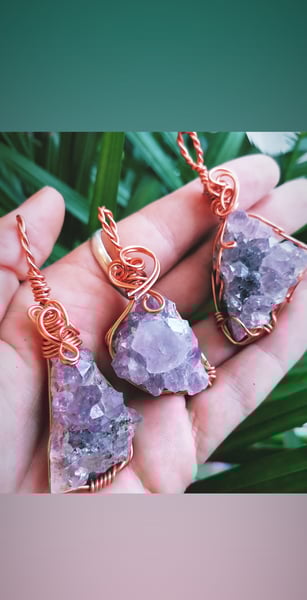 Image of Amethyst in copper