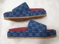 Image 3 of Gucci Platform Slides 