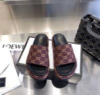 Image 2 of Gucci Platform Slides 