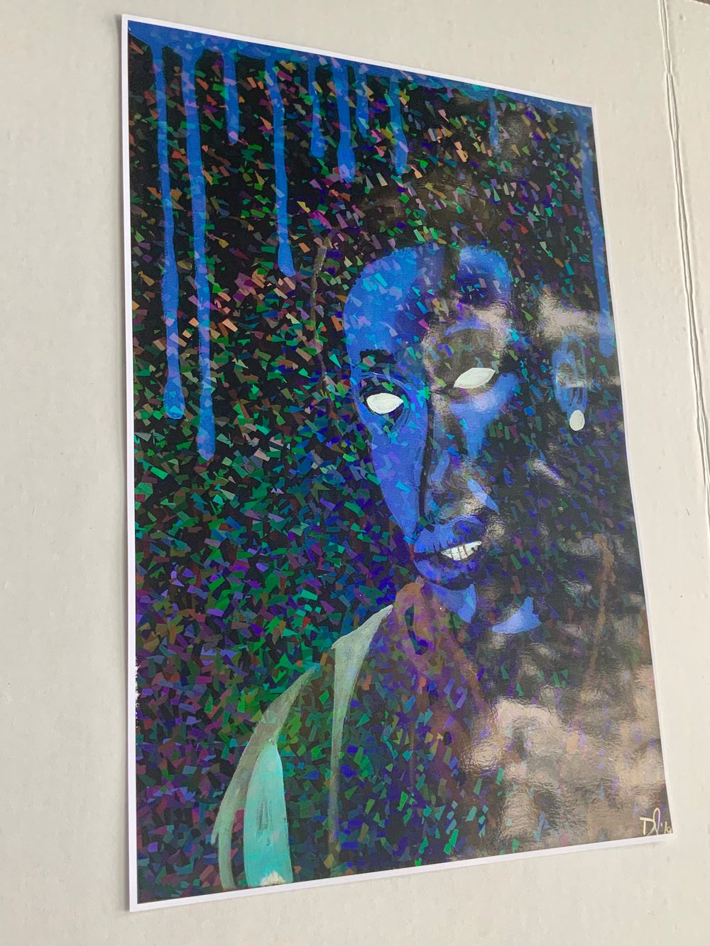 Image of Sicko Mode Holographic Print