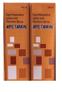 Apetamin syrup (2 bottles) 